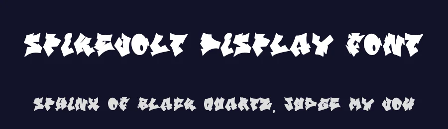 Spikevolt Display Font by Dm Letter Studio — Display Font — thumbnail 2