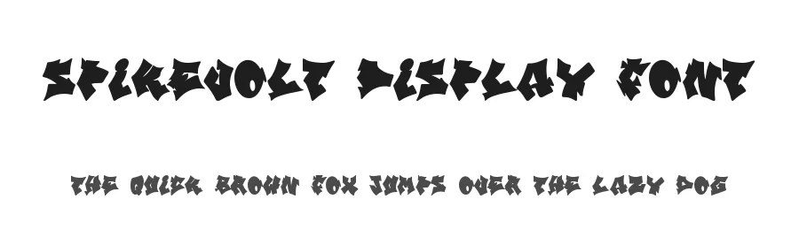 Spikevolt Display Font by Dm Letter Studio — Display Font