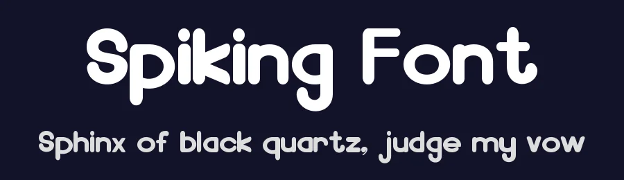 Spiking Font by Letternesia studio — Display Font — thumbnail 2