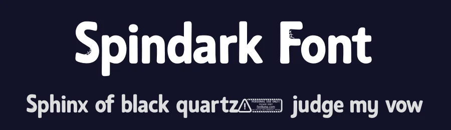 Spindark Font by overlaytemplates — Display Font — thumbnail 2