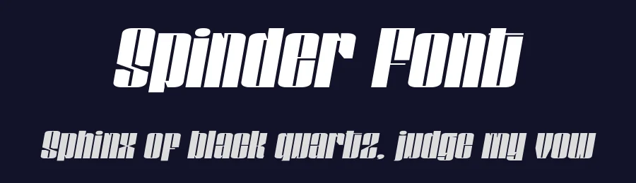 Spinder Font by Linecreative — Display Font — thumbnail 2