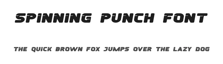 Spinning Punch Font by noahtype — Decorative Font