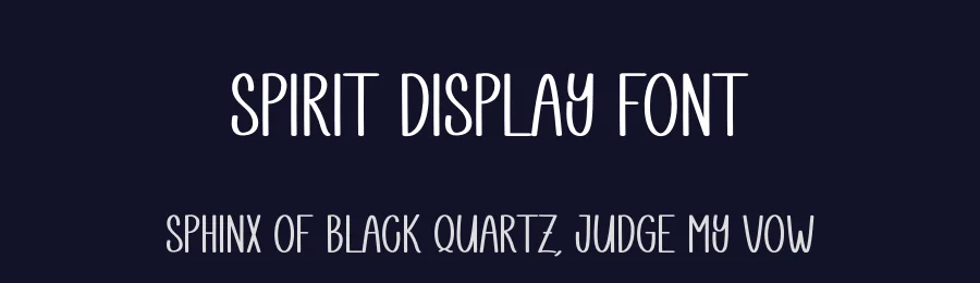 Spirit Display Font by creativeletter — Script Handwritten Font — thumbnail 2
