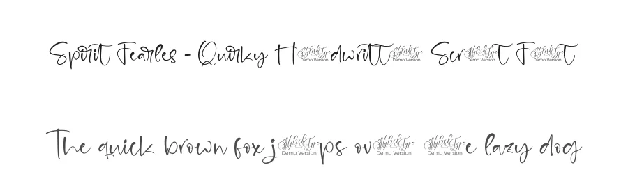 Spirit Fearles – Quirky Handwritten Script Font by stylishtype.co — Script Handwritten Font