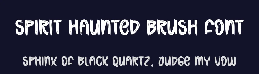 Spirit Haunted Brush Font by andikastudio — Decorative Font — thumbnail 2