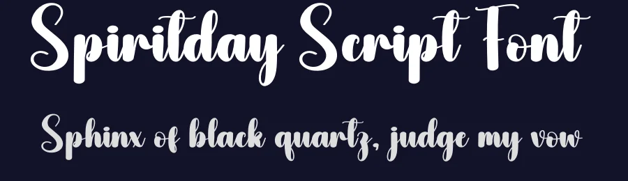 Spiritday Script Font by creativeletter — Script Handwritten Font — thumbnail 2