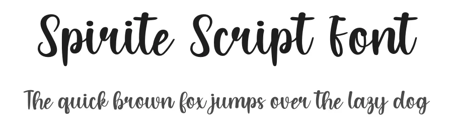 Spirite Script Font by inermediaSTUDIO — Script Handwritten Font