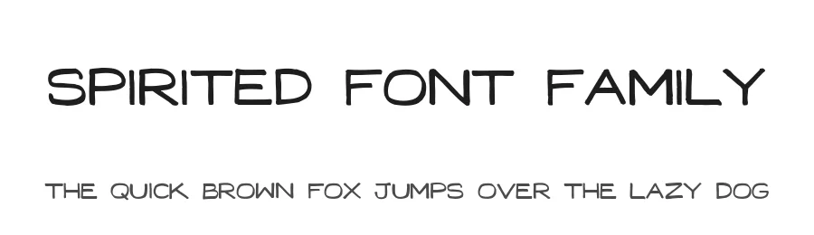 Spirited Font Family by Sam Parrett β Sans Serif Font