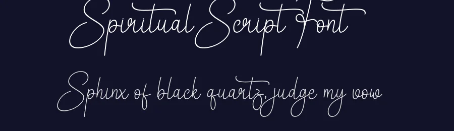 Spiritual Script Font by creativeletter — Script Handwritten Font — thumbnail 2