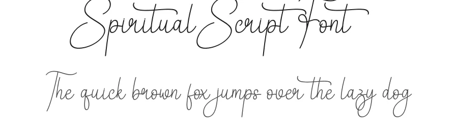 Spiritual Script Font by creativeletter — Script Handwritten Font