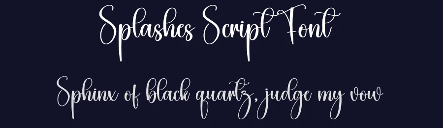 Splashes Script Font by creativeletter — Script Handwritten Font — thumbnail 2