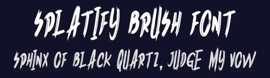 Splatify Brush Font by Indotype Foundry — Script Handwritten Font — thumbnail 2