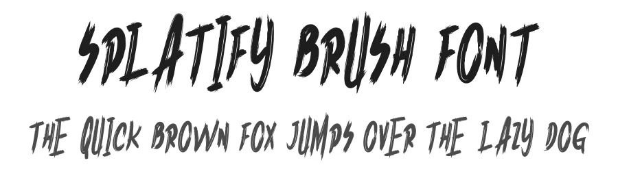 Splatify Brush Font by Indotype Foundry — Script Handwritten Font