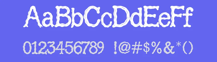 Splattica – Distorted Inked Display Font by Creacy Studio — Display Font — thumbnail 3
