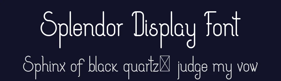 Splendor Display Font by vp_creative_shop — Decorative Font — thumbnail 2