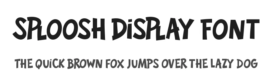Sploosh Display Font by Roland Huse Design — Display Font