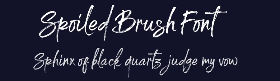 Spoiled Brush Font by trustha — Script Handwritten Font — thumbnail 2