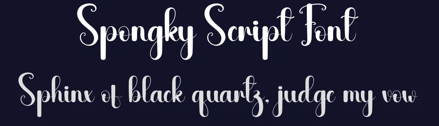 Spongky Script Font by andikastudio — Script Handwritten Font — thumbnail 2