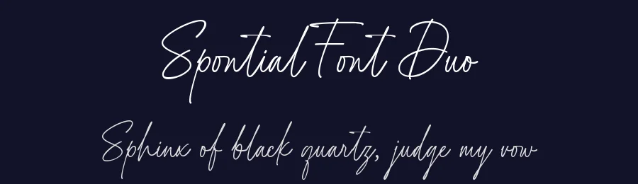 Spontial Font Duo by lemonthe — Script Handwritten Font — thumbnail 2