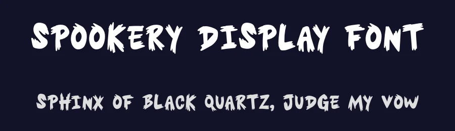 Spookery Display Font by Fontfreebies — Display Font — thumbnail 2