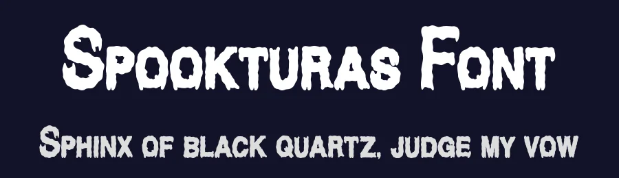 Spookturas Font by Creatifontstudios — Display Font — thumbnail 2