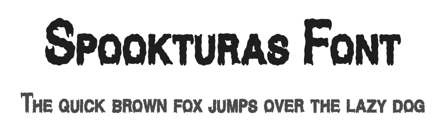 Spookturas Font by Creatifontstudios โ Display Font
