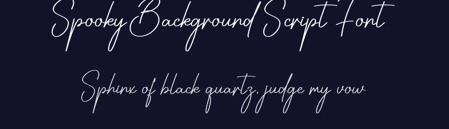 Spooky Background Script Font by creativeletter — Script Handwritten Font — thumbnail 2