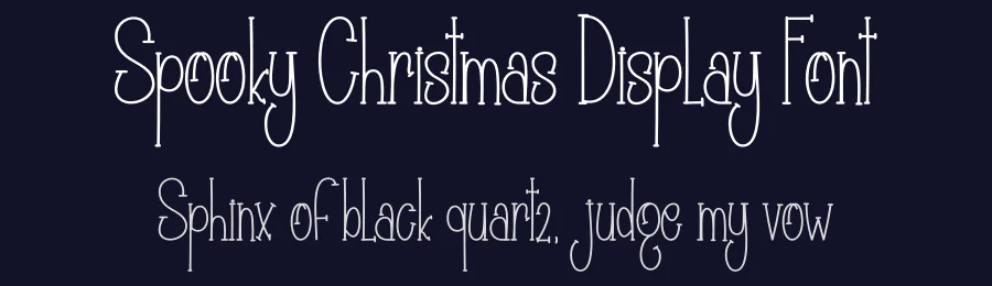 Spooky Christmas Display Font by andikastudio — Display Font — thumbnail 2