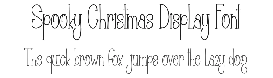 Spooky Christmas Display Font by andikastudio — Display Font