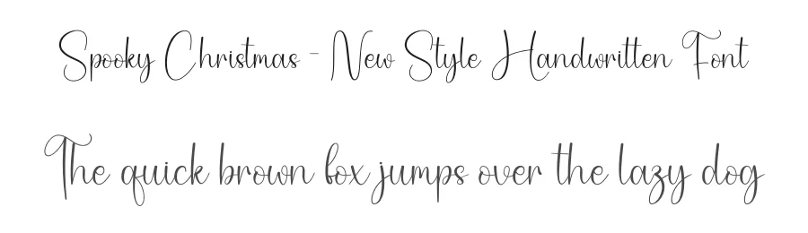 Spooky Christmas – New Style Handwritten Font by creativeletter — Script Handwritten Font