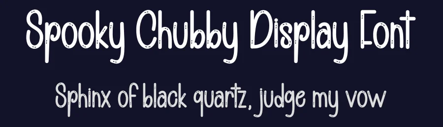 Spooky Chubby Display Font by andikastudio — Display Font — thumbnail 2