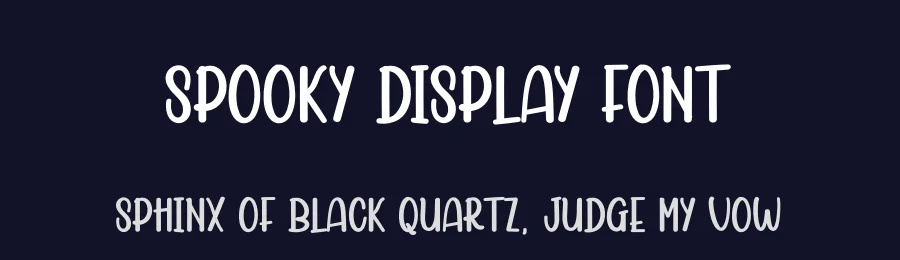 Spooky Display Font by andikastudio — Display Font — thumbnail 2