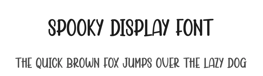 Spooky Display Font by andikastudio — Display Font