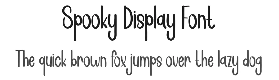 Spooky Display Font by andikastudio — Display Font