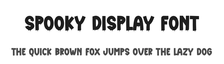 Spooky Display Font by creativeletter — Display Font