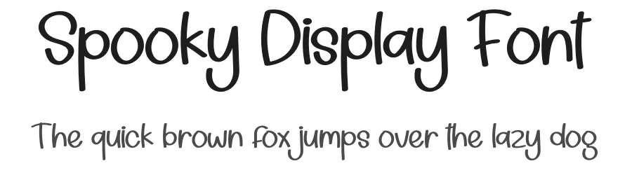Spooky Display Font by creativeletter — Display Font