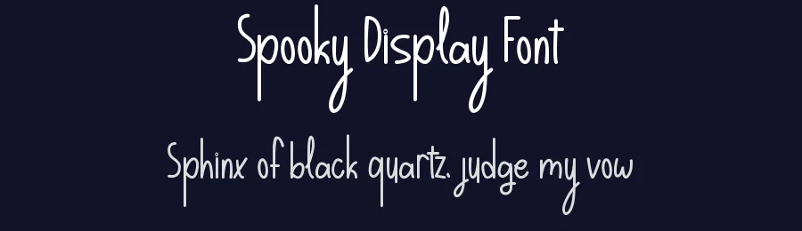 Spooky Display Font by ronistudio — Display Font — thumbnail 2