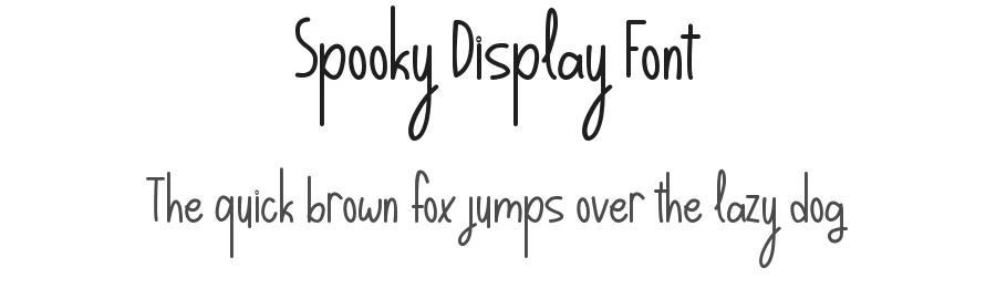 Spooky Display Font by ronistudio โ Display Font