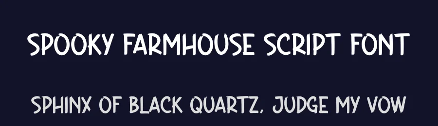 Spooky Farmhouse Script Font by creativeletter — Script Handwritten Font — thumbnail 2