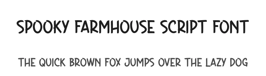 Spooky Farmhouse Script Font by creativeletter — Script Handwritten Font