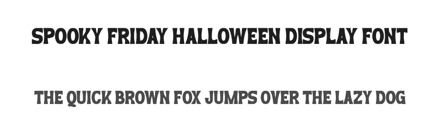 Spooky Friday Halloween Display Font by Pian45 — Display Font