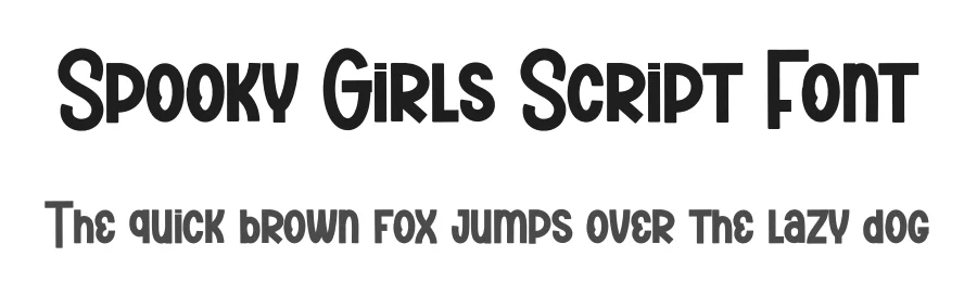 Spooky Girls Script Font by creativeletter — Display Font