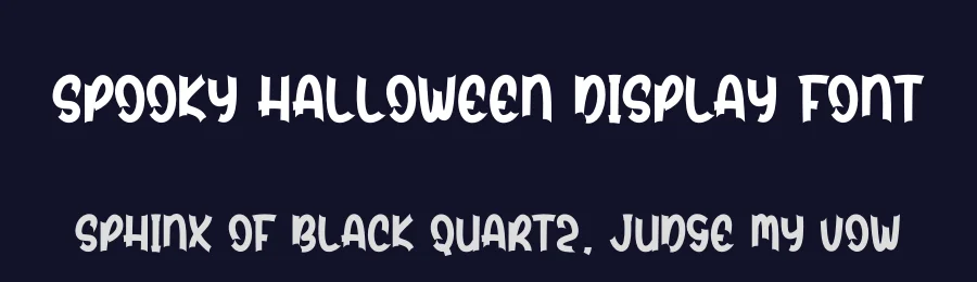 Spooky Halloween Display Font by andikastudio — Display Font — thumbnail 2