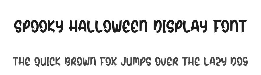 Spooky Halloween Display Font by andikastudio — Display Font