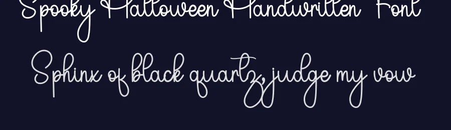 Spooky Halloween Handwritten Font by inermediaSTUDIO — Script Handwritten Font — thumbnail 2