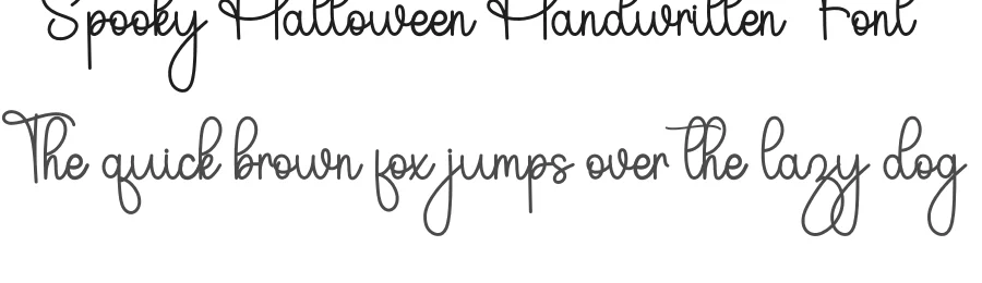 Spooky Halloween Handwritten Font by inermediaSTUDIO — Script Handwritten Font