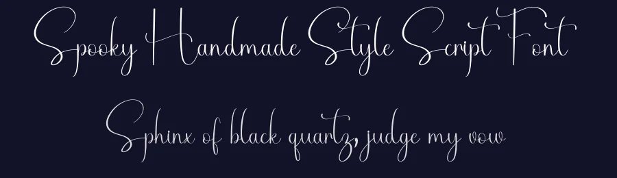 Spooky Handmade Style Script Font by inermediaSTUDIO — Script Handwritten Font — thumbnail 2