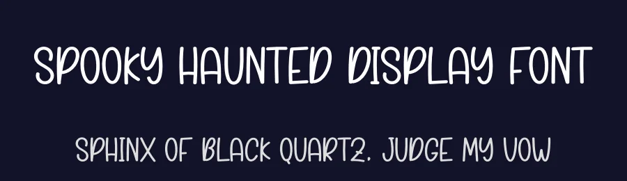 Spooky Haunted Display Font by creativeletter — Display Font — thumbnail 2