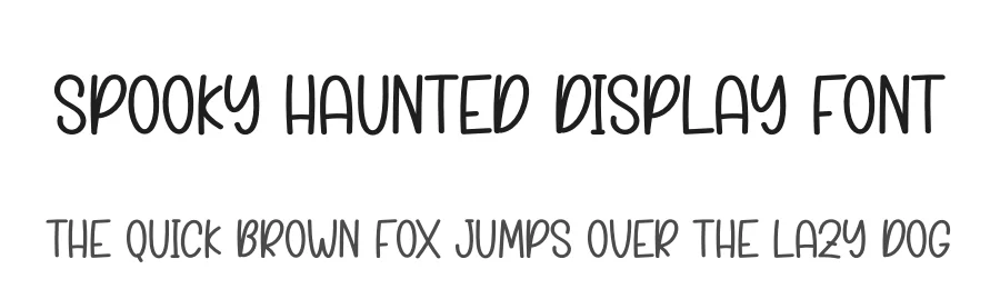 Spooky Haunted Display Font by creativeletter — Display Font