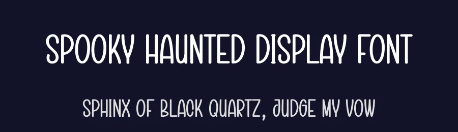 Spooky Haunted Display Font by andikastudio — Display Font — thumbnail 2